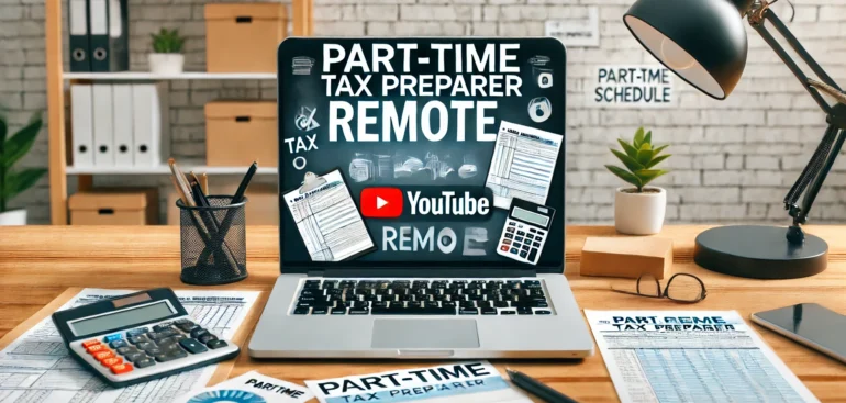 part time tax preparer remote