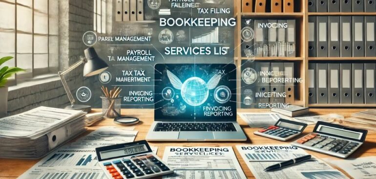 Bookkeeping Services List